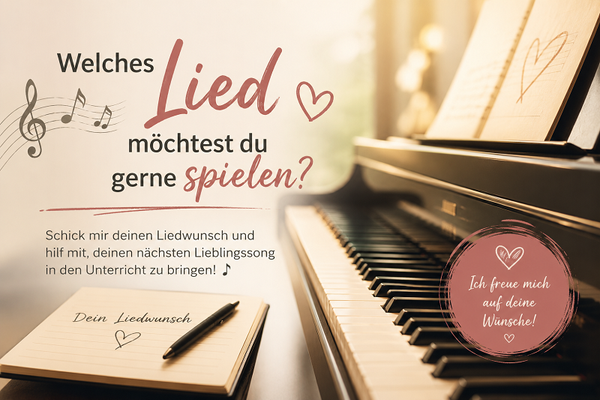 Welches Lied möchtest du gerne spielen? 🎶